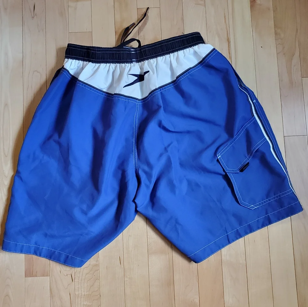 Speedo Blue‎ Lined Swimsuit Size Large